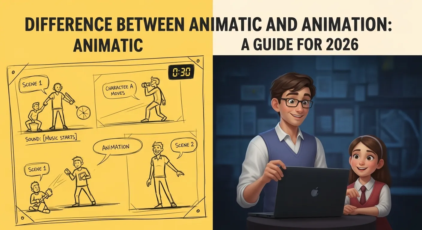 difference between animatic and animation