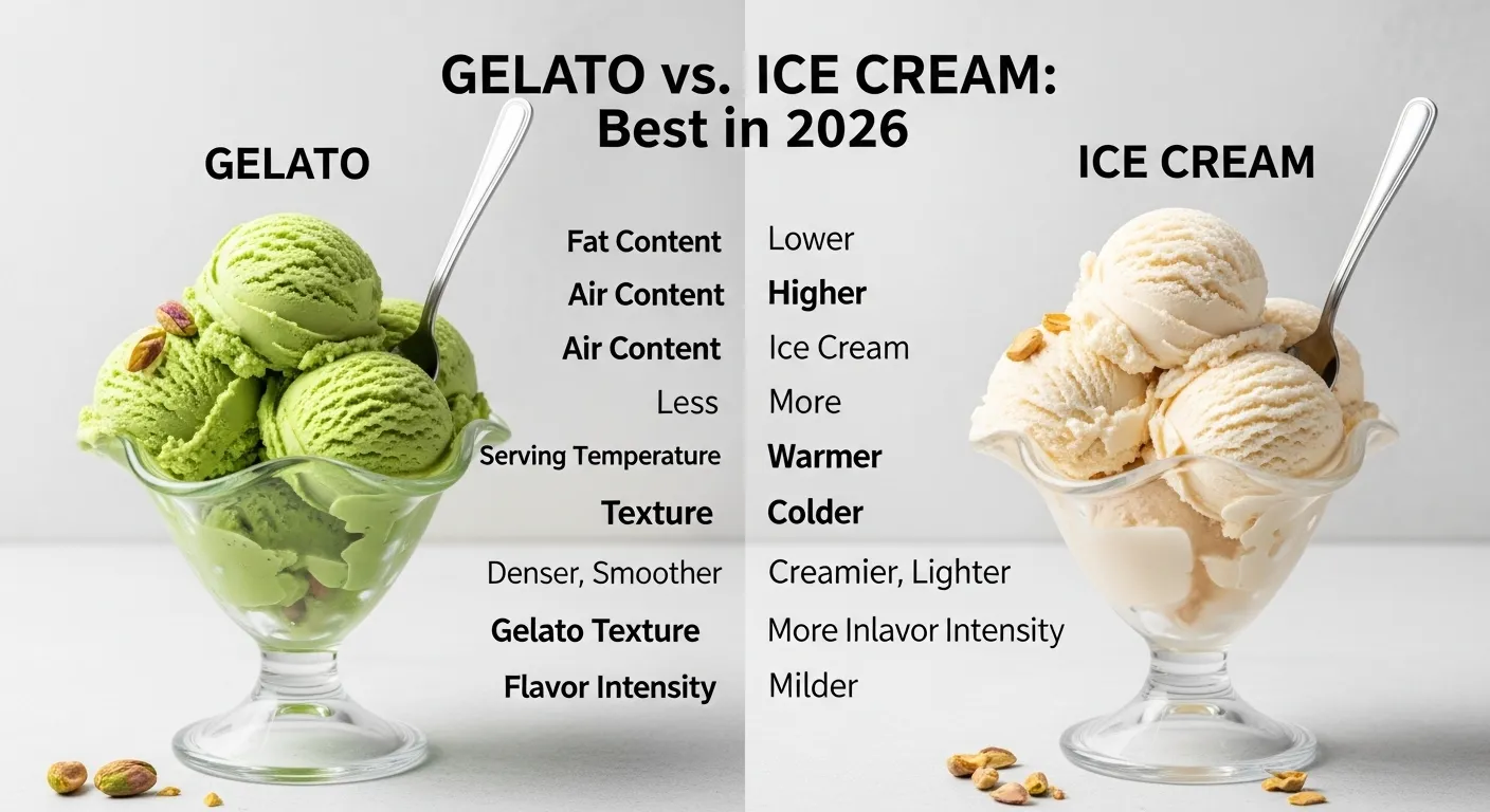 difference between gelato and ice cream