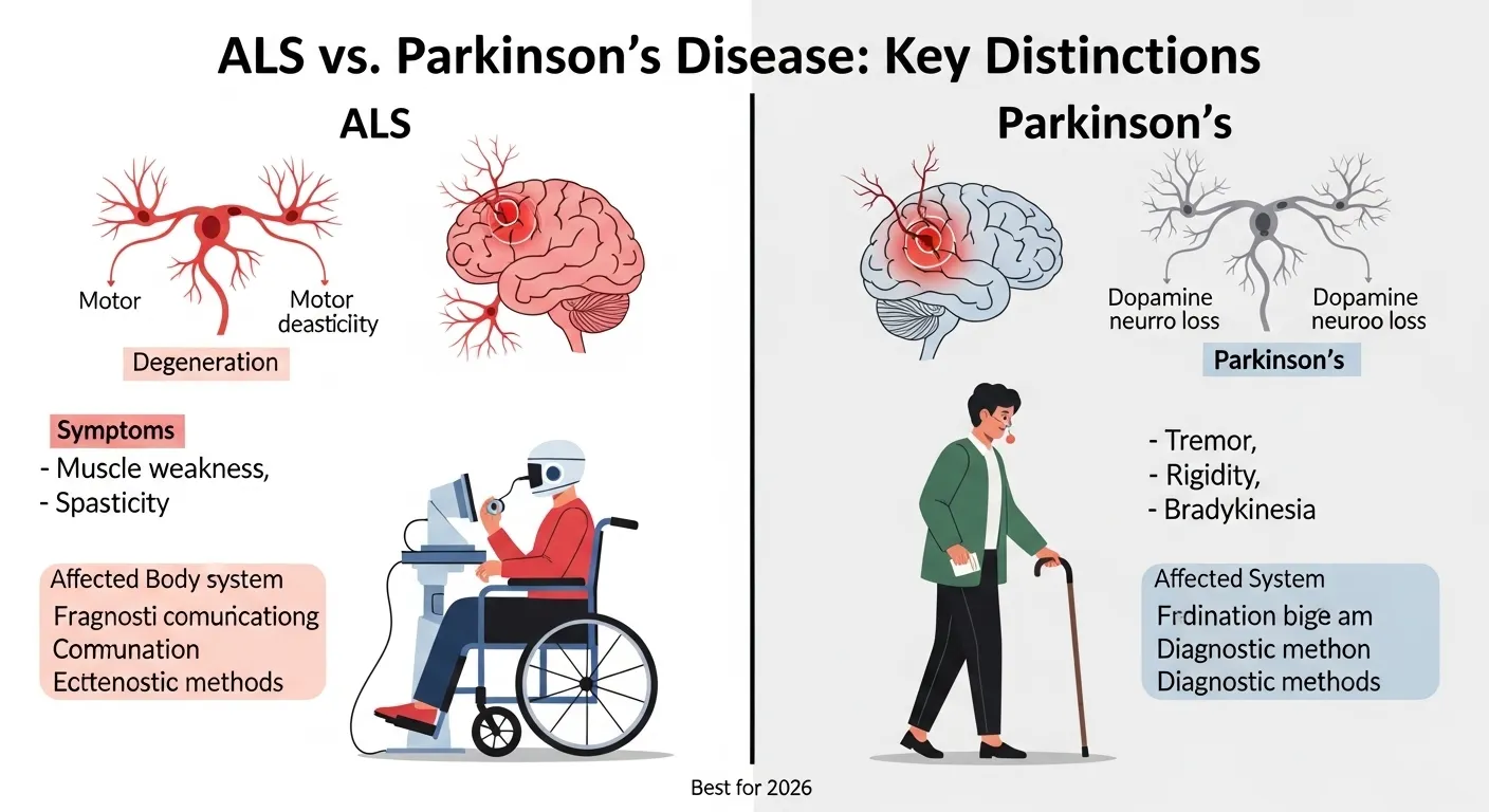 difference between ALS and Parkinson’s
