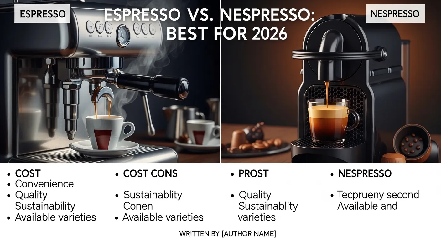 difference between espresso and Nespresso