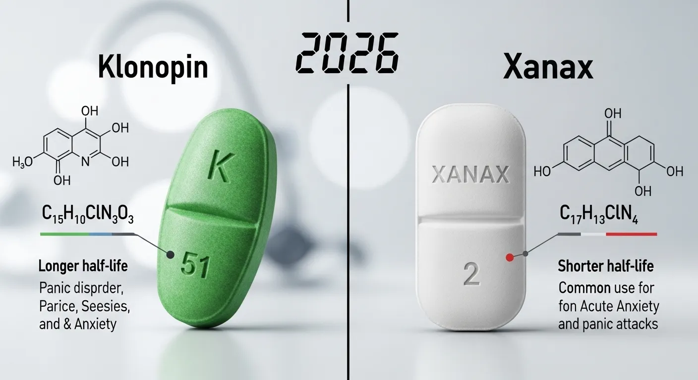 difference between Klonopin and Xanax