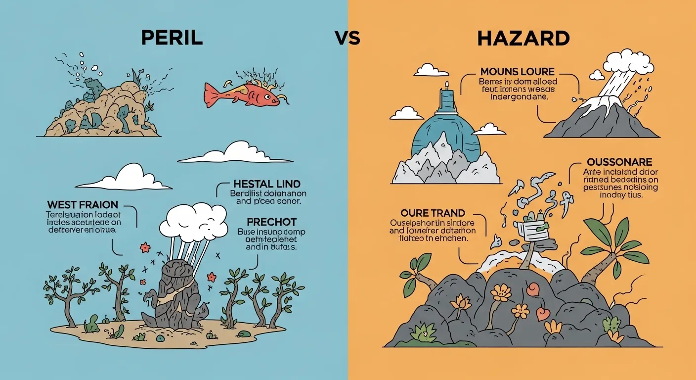 difference between peril and hazard