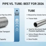 difference between pipe and tube