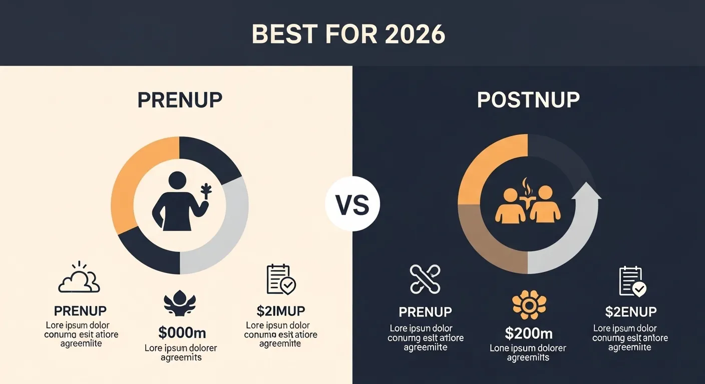 difference between prenup and postnup