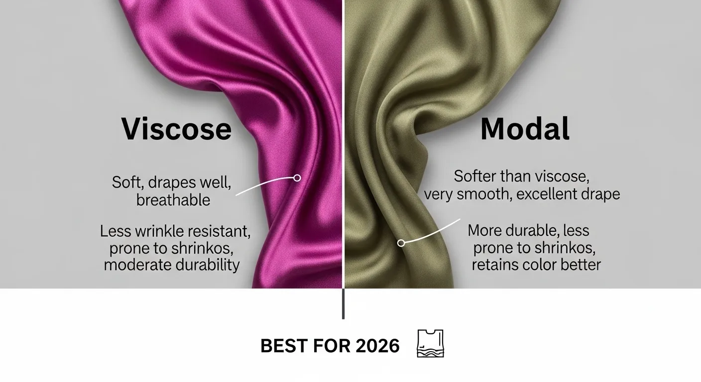 Difference Between Viscose and Modal