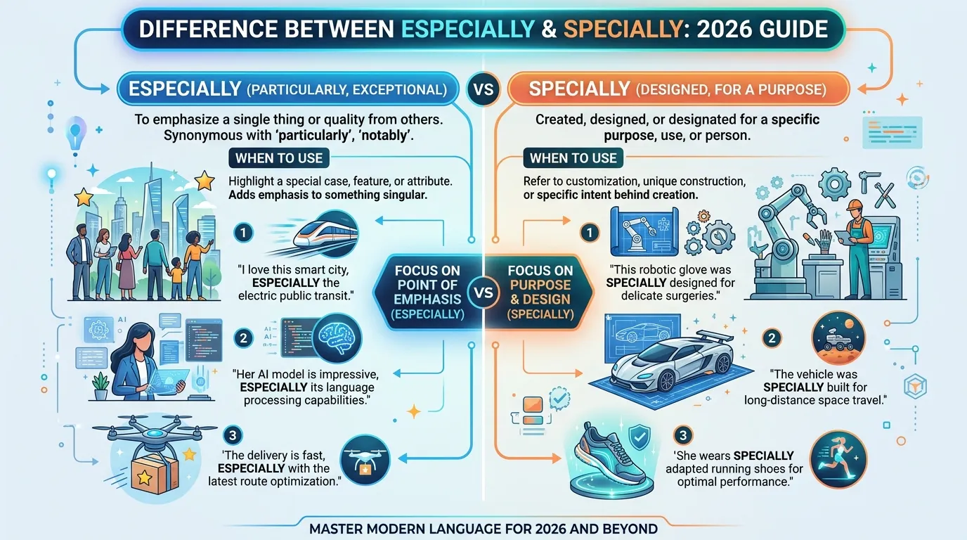 difference between especially and specially