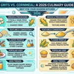 difference between grits and cornmeal