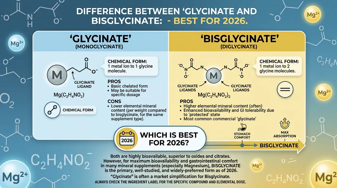 difference between glycinate and bisglycinate