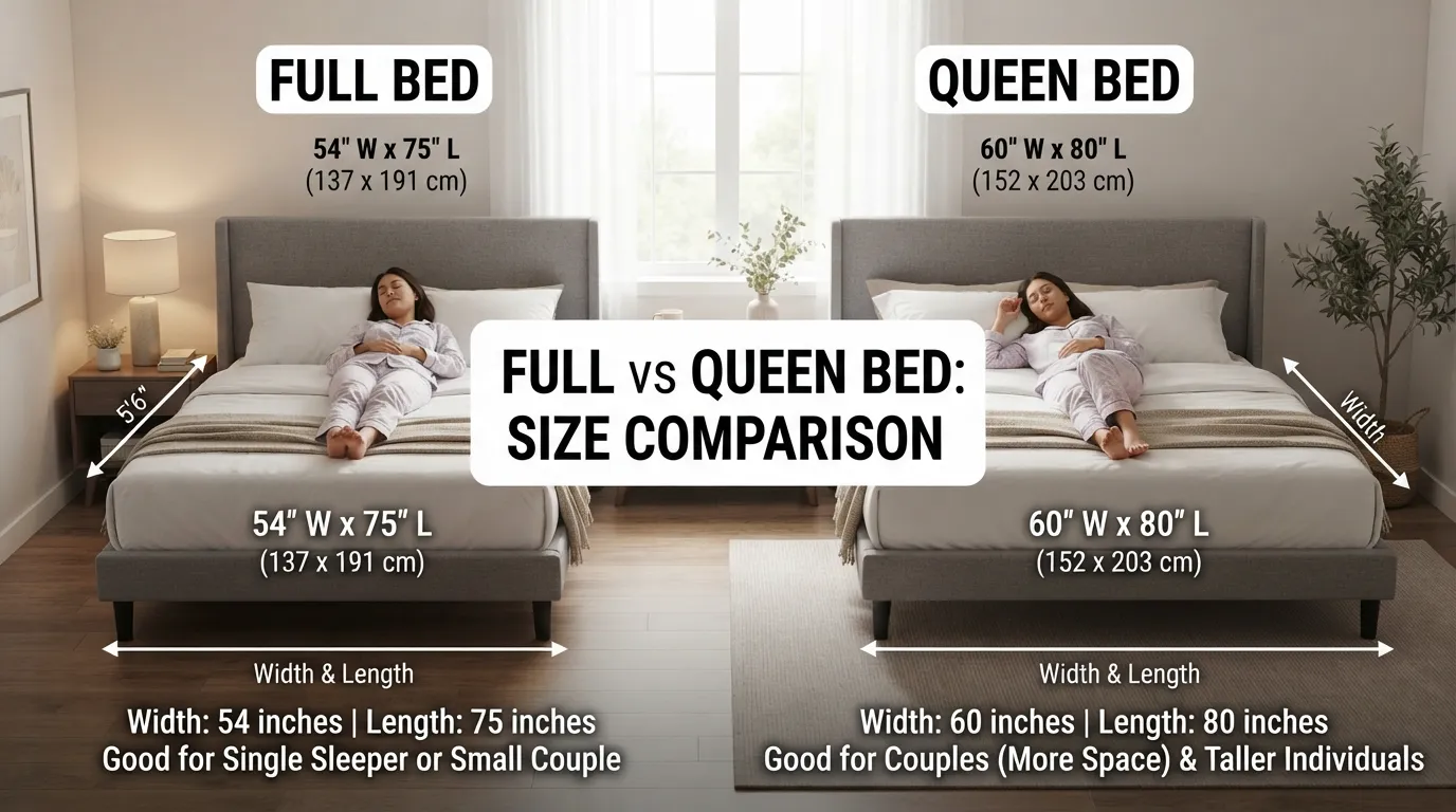Difference Between Full and Queen