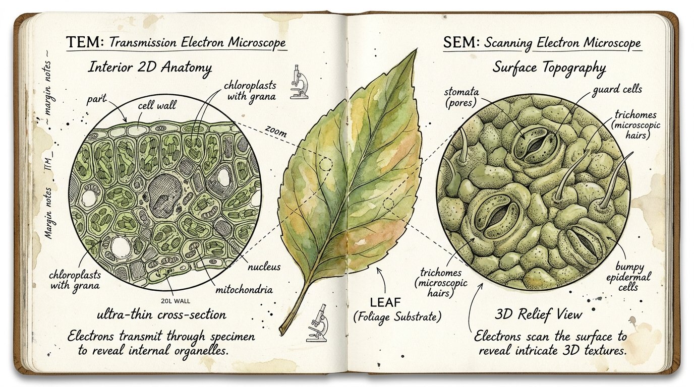 Difference Between TEM and SEM
