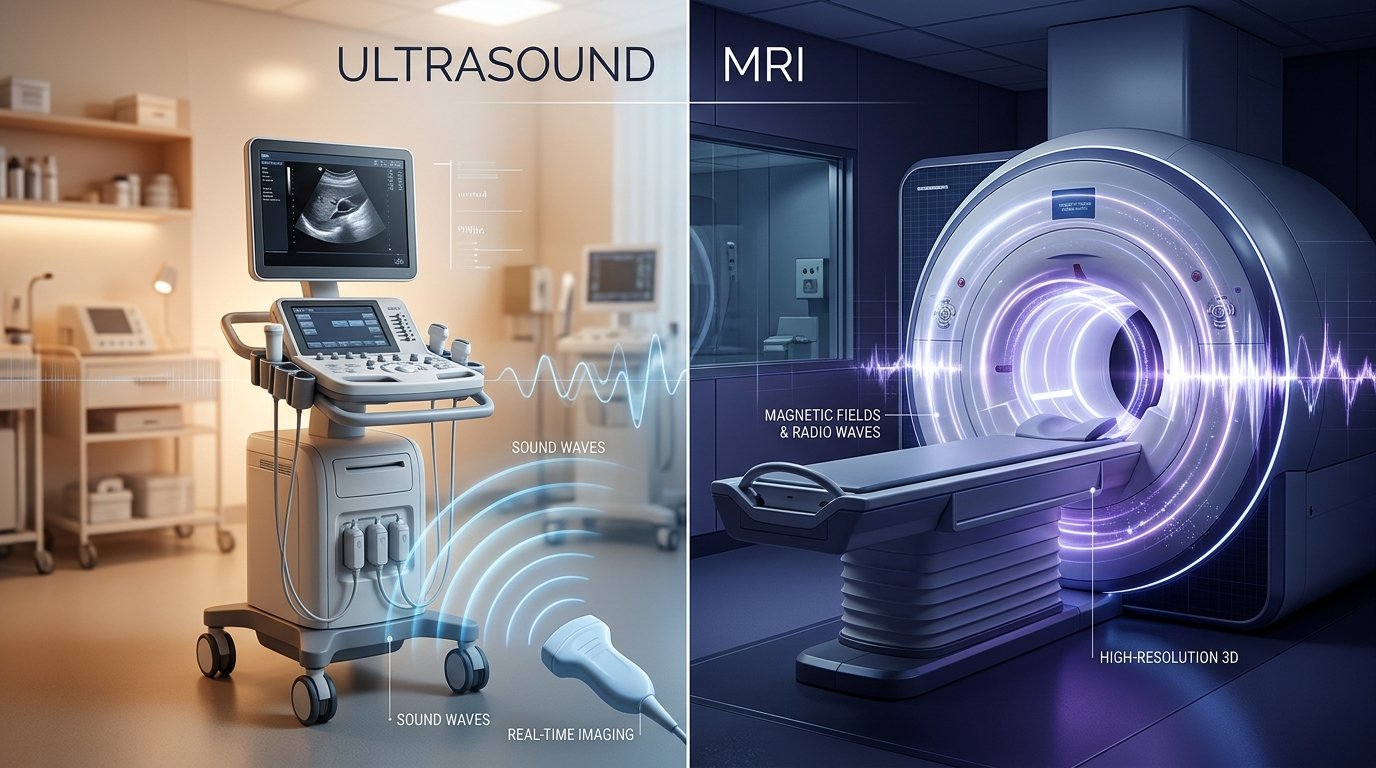 Difference Between Ultrasound and MRI